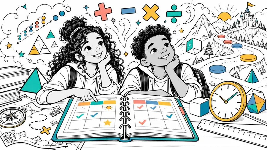 Math coming soon illustration