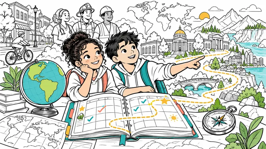 Social Studies coming soon illustration
